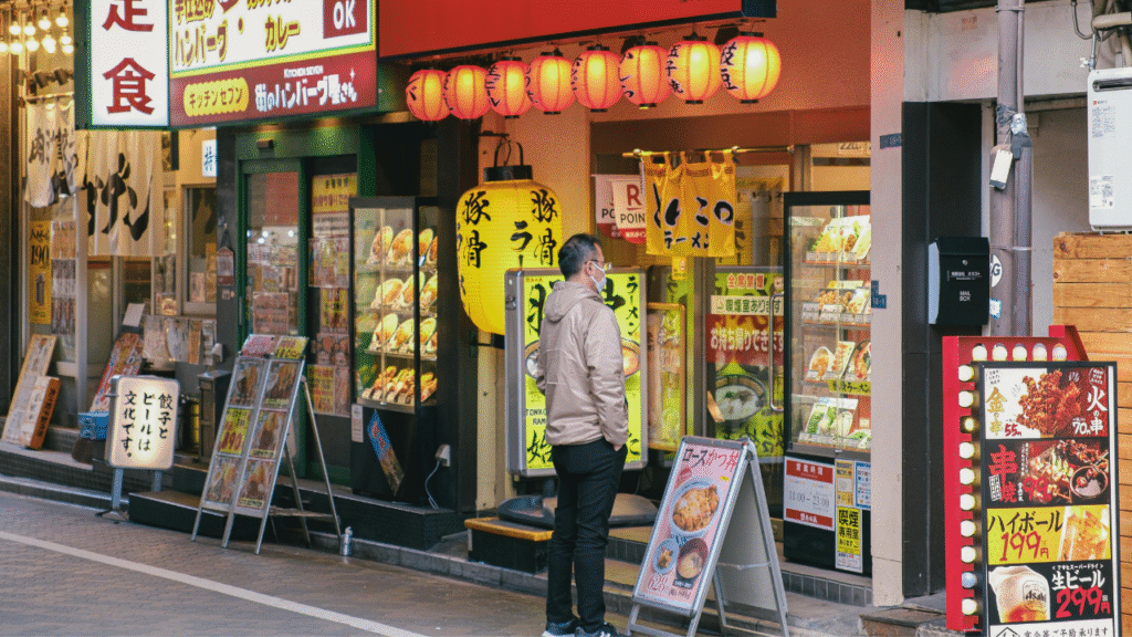 Japanese convenience store food budget travel